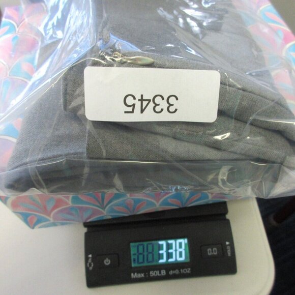 Club Monaco Linnzie Pants Women 8 Gray Stretch Cropped Buttons Wool Blend 338 - Picture 11 of 11